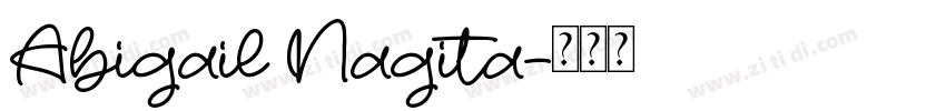 Abigail Nagita字体转换